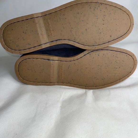 Sperry Men\'s Blue Suede Boat Shoes 9.5